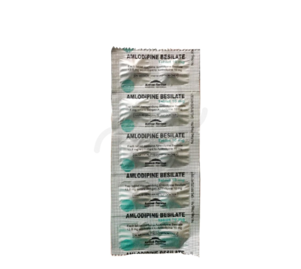 AMLODIPINE BESILATE KIMIA FARMA 10 MG STRIP 10 TABLET