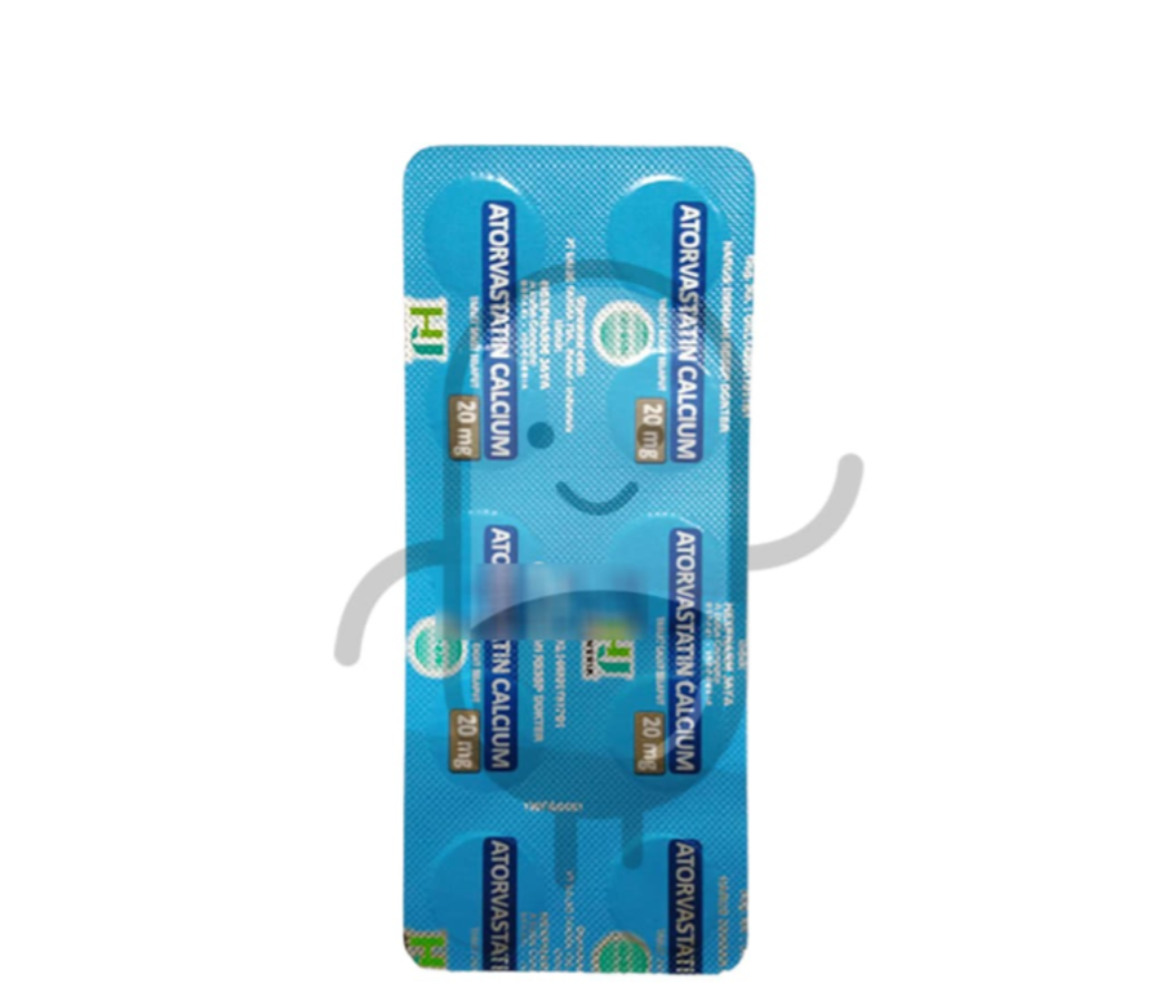 ATORVASTATIN HEXPHARM 20 MG STRIP 10 TABLET
