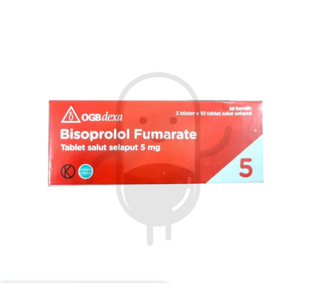 BISOPROLOL FUMARATE OGB DEXA MEDICA 5 MG BOX 30 TABLET