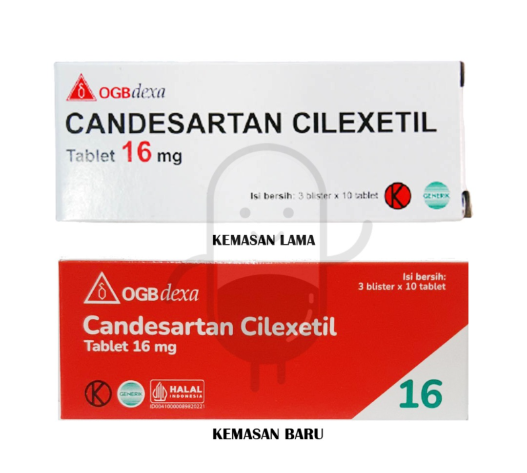 CANDESARTAN CILEXETIL OGB DEXA MEDICA 16 MG BOX 30 TABLET