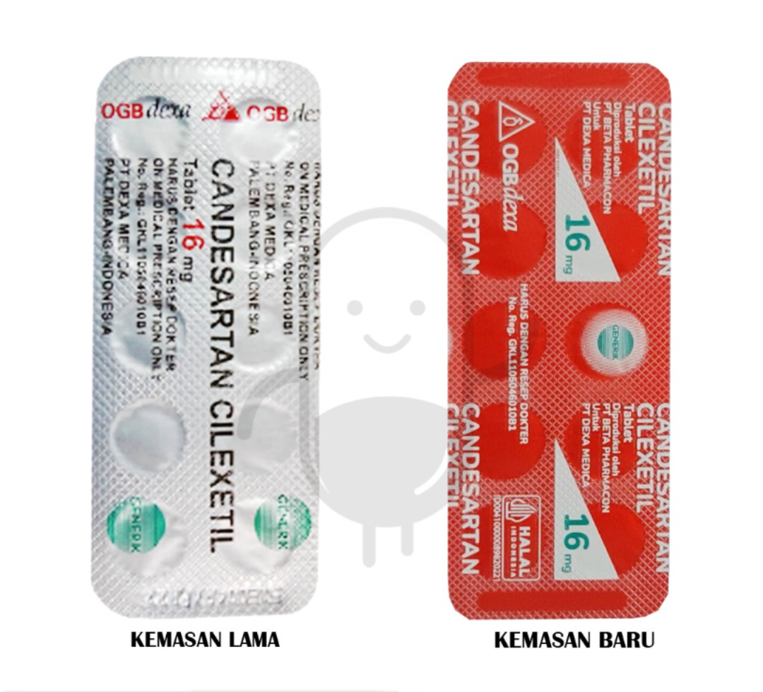 CANDESARTAN CILEXETIL OGB DEXA MEDICA 16 MG STRIP 10 TABLET