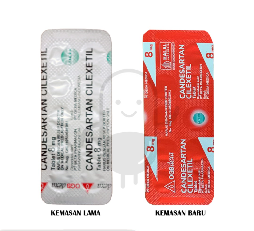 CANDESARTAN CILEXETIL OGB DEXA MEDICA 8 MG STRIP 10 TABLET