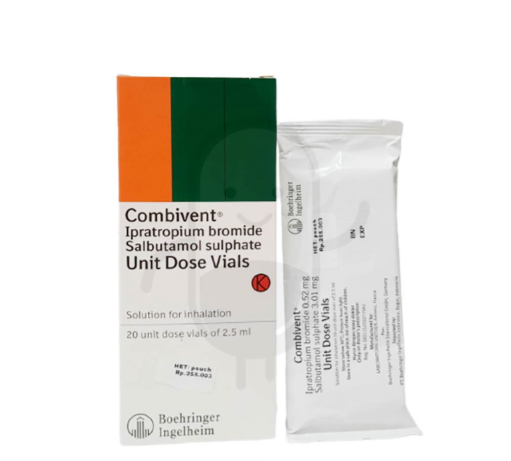 COMBIVENT UDV CAIRAN INHALASI 2.5 ML BOX 20 VIAL