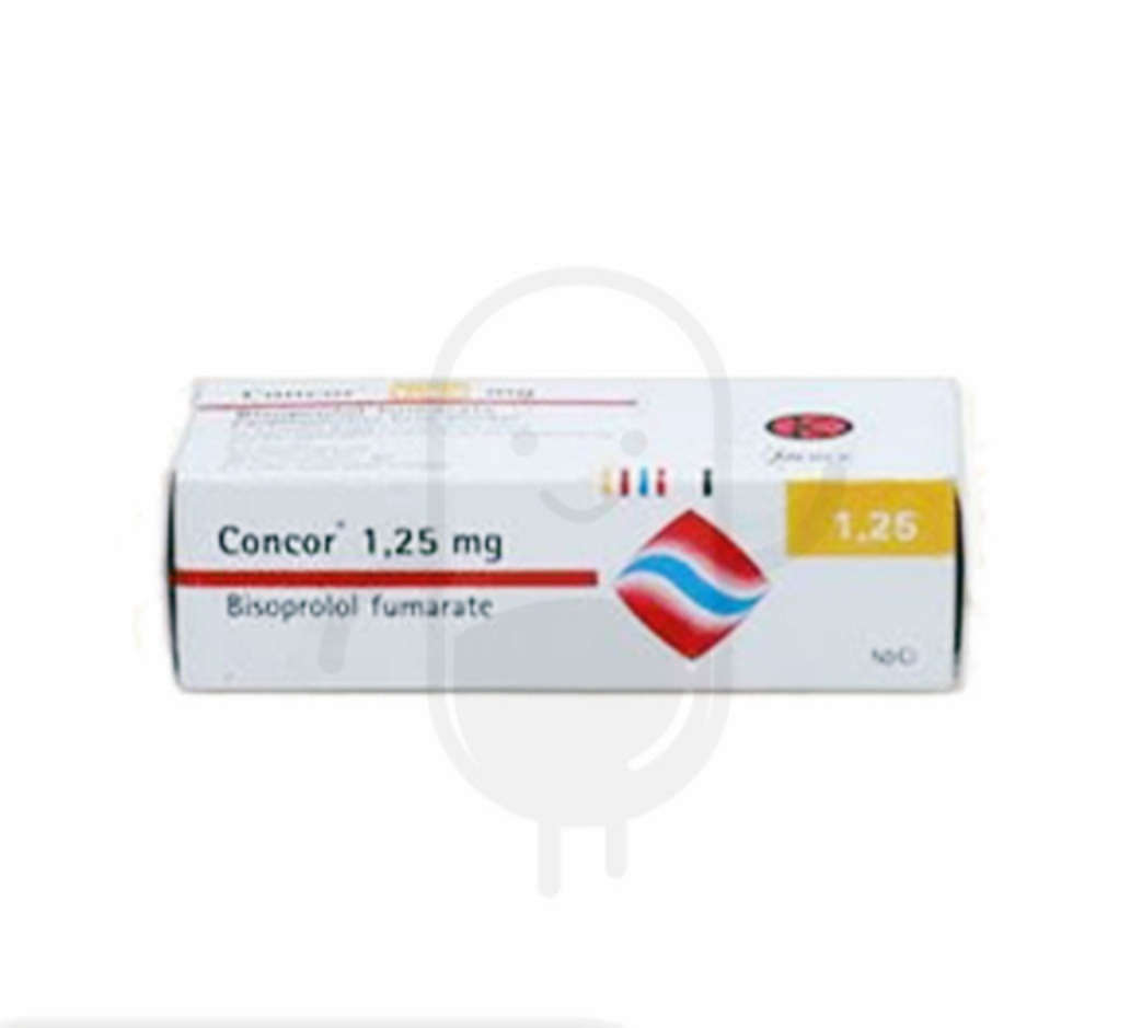 CONCOR 1.25 MG BOX 50 TABLET