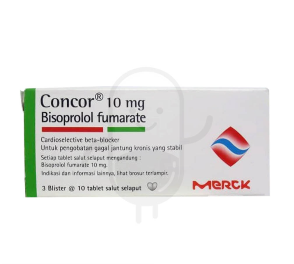 CONCOR 10 MG BOX 30 TABLET