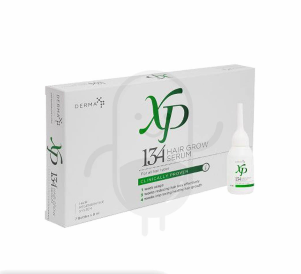 DERMA XP 134 HAIR GROW SERUM 8 ML BOX 7 BOTOL