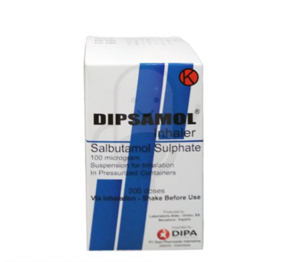 DIPSAMOL 100 MCG INHALER BOX 200 DOSIS