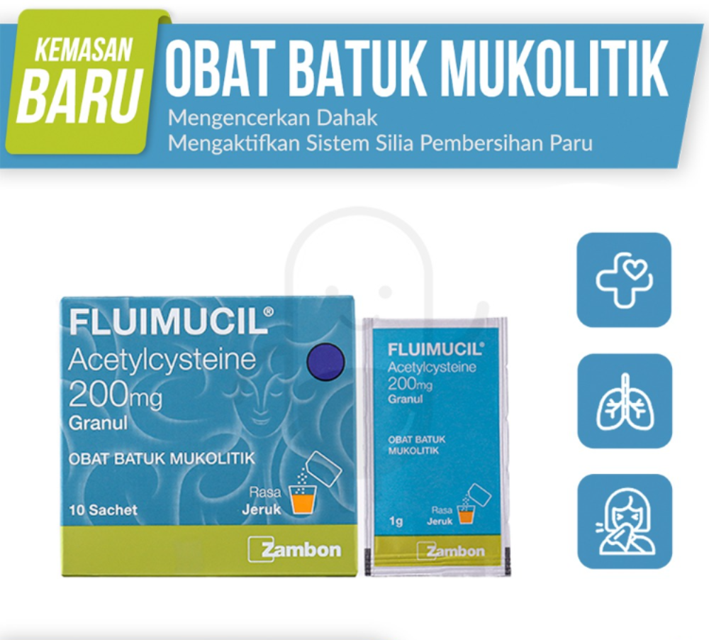 FLUIMUCIL 200 MG SERBUK SACHET
