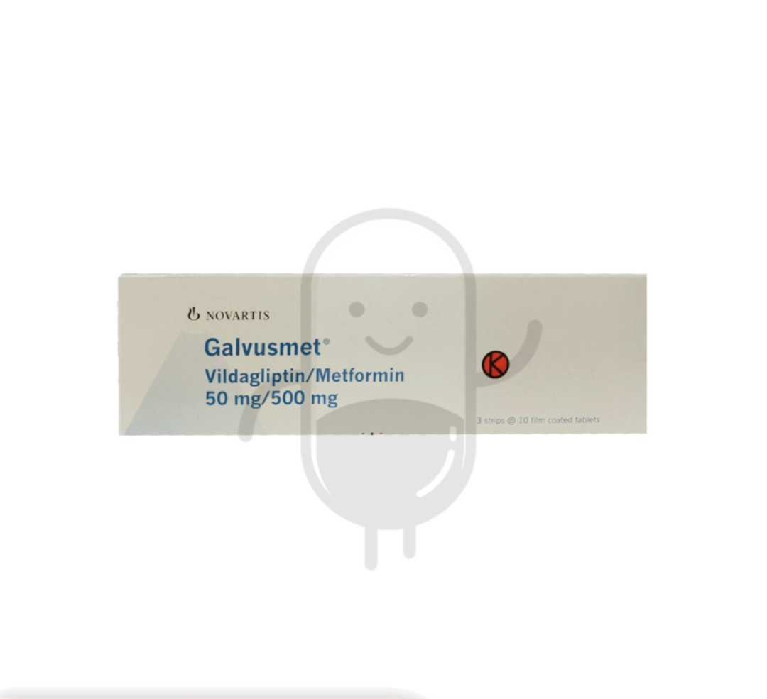 GALVUSMET 500 MG BOX 30 TABLET