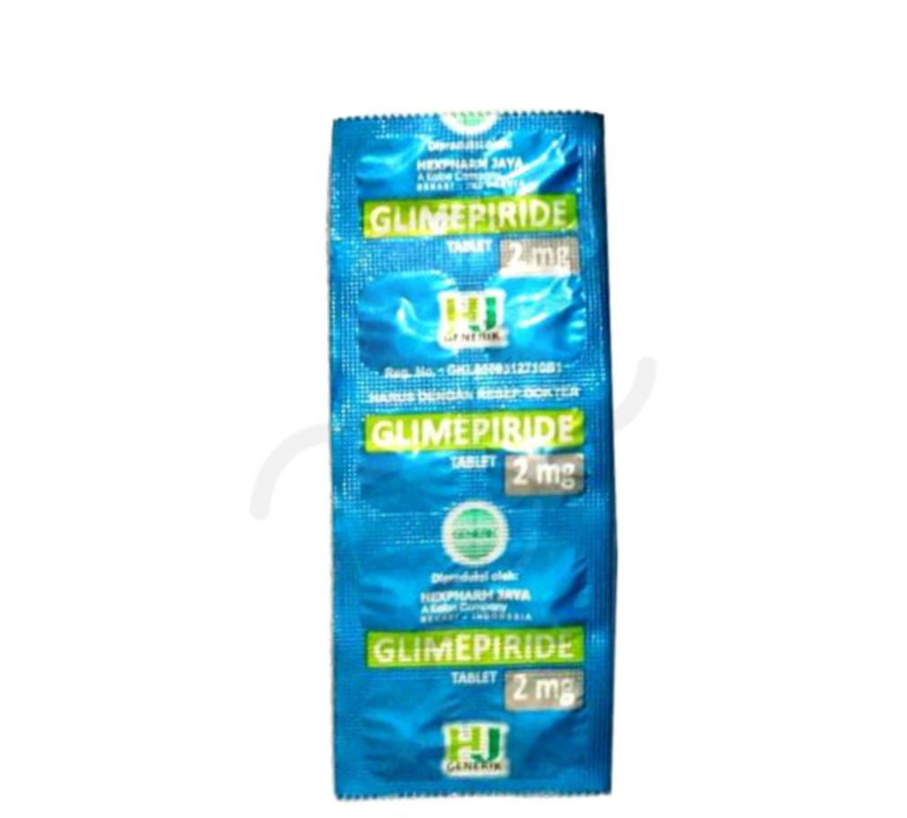 GLIMEPIRIDE HEXPHARM 2 MG STRIP 10 TABLET