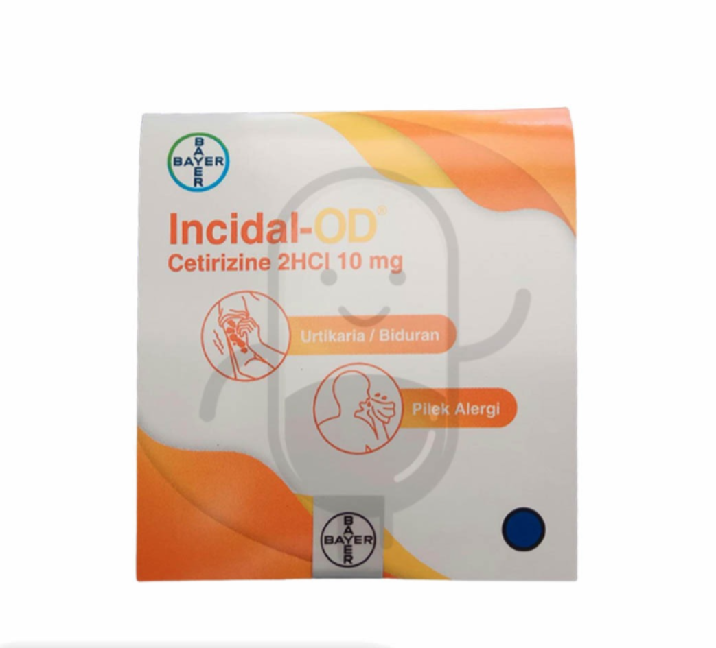 INCIDAL-OD 10 MG STRIP 4 KAPSUL