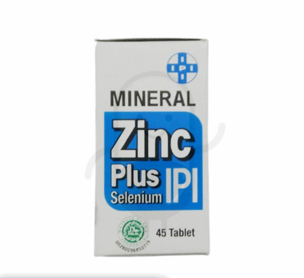 IPI MINERAL ZINC PLUS SELENIUM BOTOL 45 TABLET