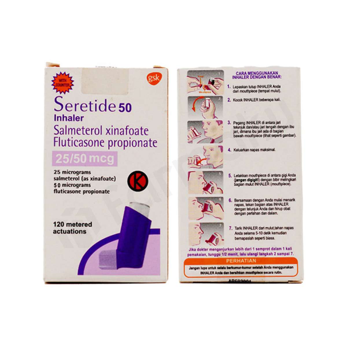 SERETIDE INHALER 25/50 MCG BOX