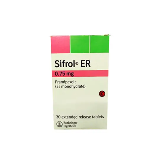 SIFROL ER 0.75 MG BOX 30 TABLET