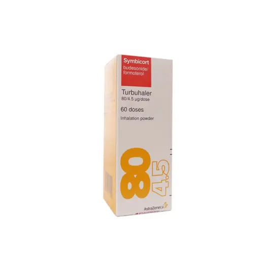 SYMBICORT 80/4.5 MG TURBUHALER 60 DOSIS
