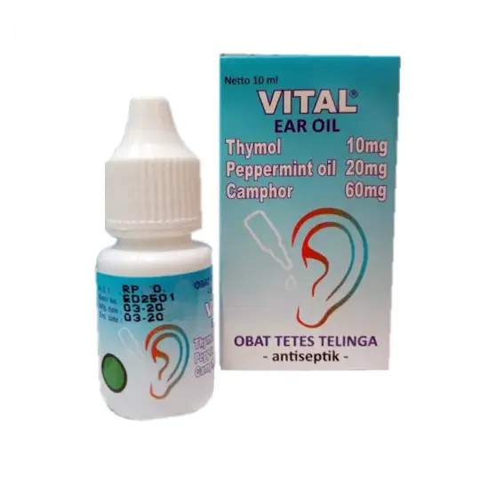 VITAL EAR OIL ISI 10 ML BOTOL