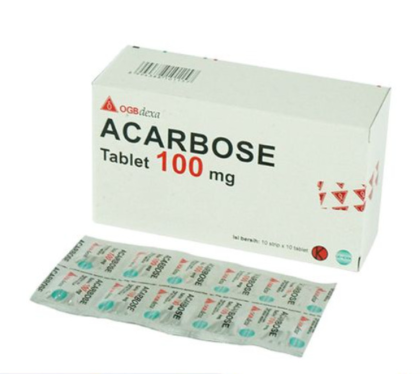 ACARBOSE OGB DEXA MEDICA 100 MG BOX 100 TABLET
