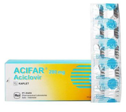 ACIFAR 200 MG BOX 100 KAPLET