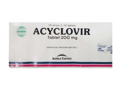 ACYCLOVIR KIMIA FARMA 400 MG BOX 100 TABLET