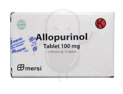ALLOPURINOL MERSIFARMA 100 MG BOX 100 TABLET