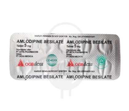 AMLODIPINE BESILATE OGB DEXA MEDICA 10 MG STRIP 10 TABLET