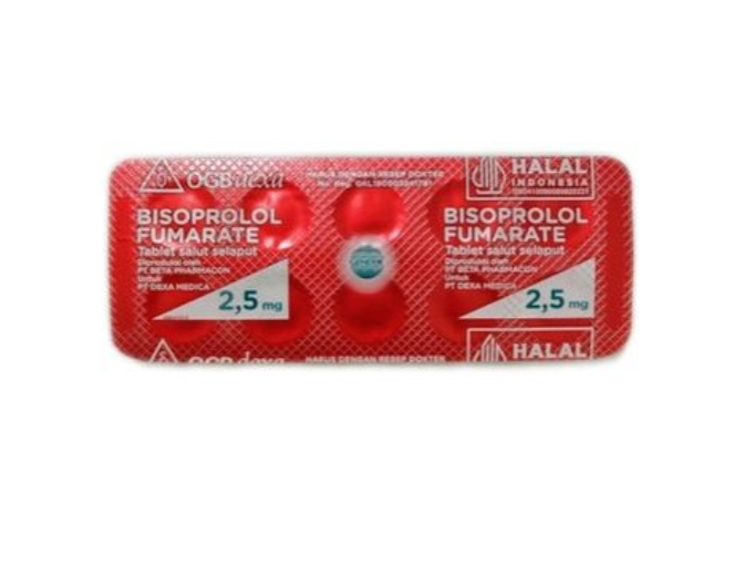 BISOPROLOL FUMARATE OGB DEXA MEDICA 2.5 MG STRIP 10 TABLET