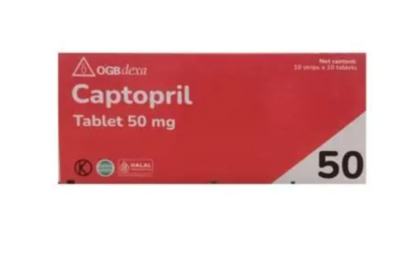 CAPTOPRIL OGB DEXA MEDICA 50 MG BOX 100 TABLET