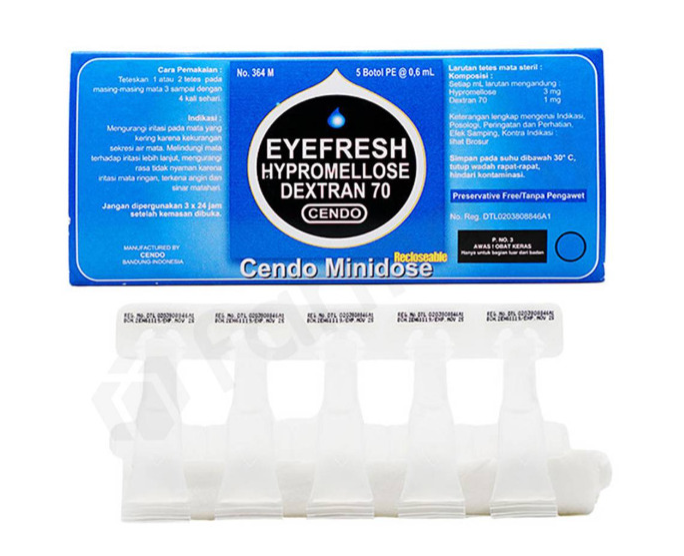 CENDO EYEFRESH MINIDOSE 5 X 0.6 ML