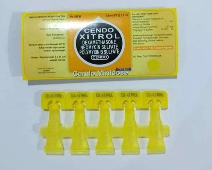 CENDO XITROL TETES MATA BOX 5 X 0.6 ML MINIDOSE
