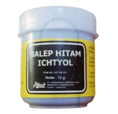 SALEP HITAM ICHTYOL AFIAT 12 GRAM POT