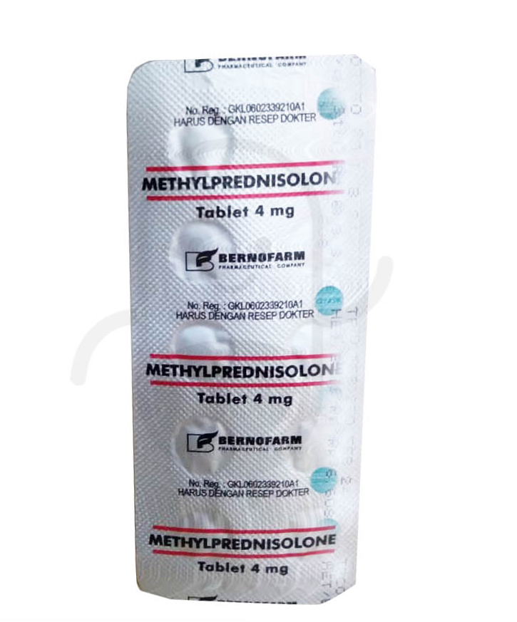 METHYLPREDNISOLONE BERNOFARM 4 MG STRIP 10 TABLET
