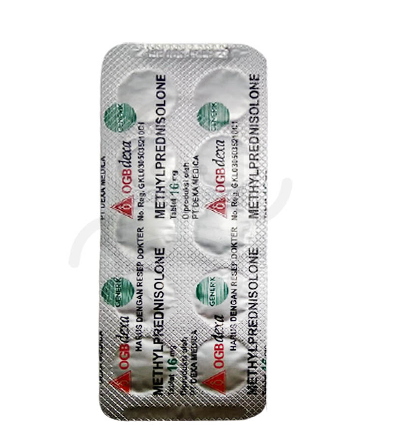 METHYLPREDNISOLONE 16 MG OGB DEXA MEDICA STRIP 10 TABLET