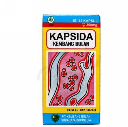 KAPSIDA BERSIH DARAH KEMBANG BULAN BOX 12 KAPSUL