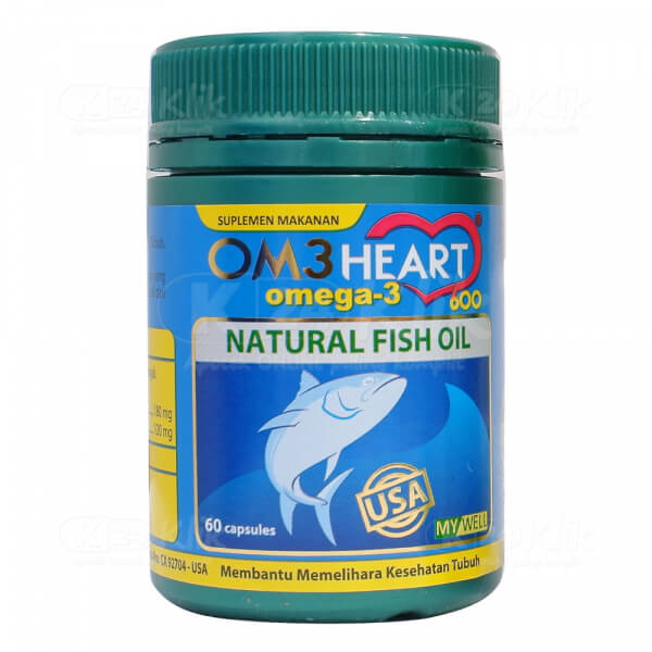 MYWELL OM3 HEART OMEGA 3 BOTOL 60 KAPSUL
