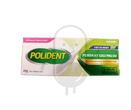 POLIDENT ADHESIVE FRESH MINT TUBE 20 GRAM