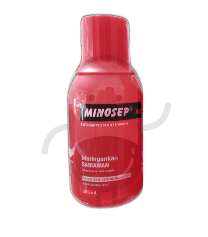 MINOSEP RED ANTISEPTIC MOUTHWASH 200 ML