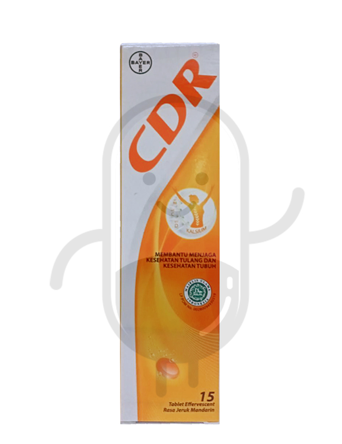 CDR RASA JERUK MANDARIN TUBE 15 TABLET