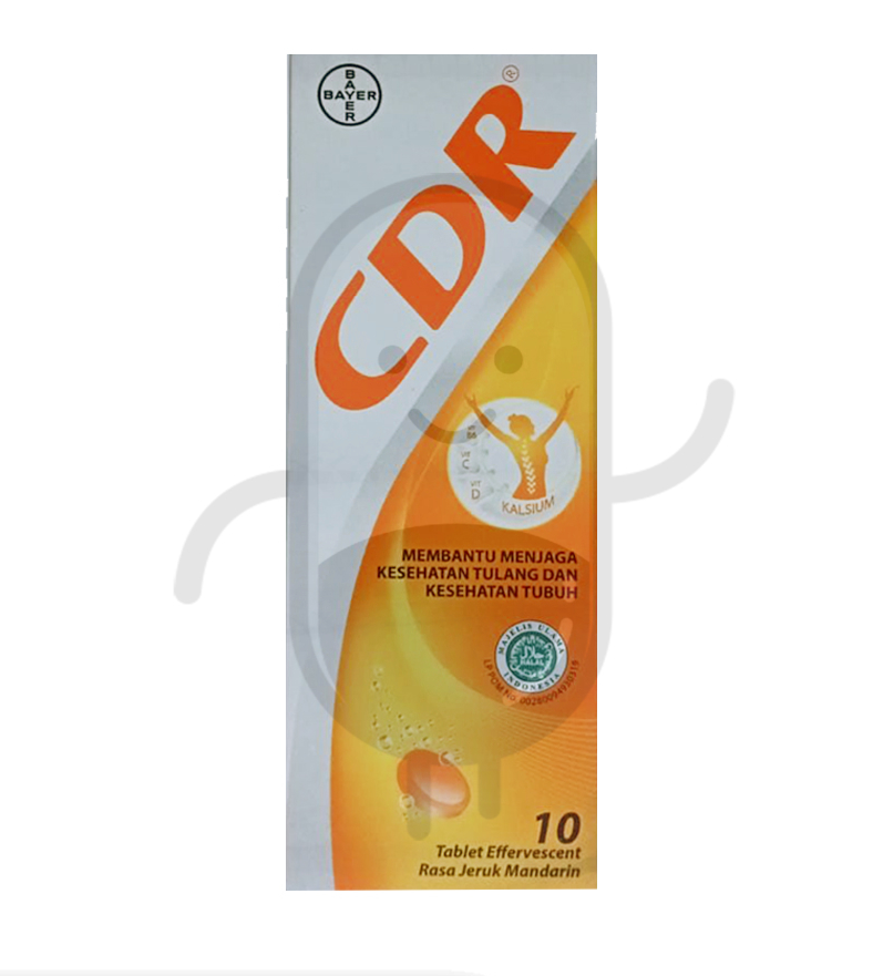 CDR RASA JERUK MANDARIN TUBE 10 TABLET