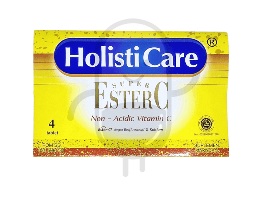 HOLISTICARE SUPER ESTER-C STRIP 4 TABLET