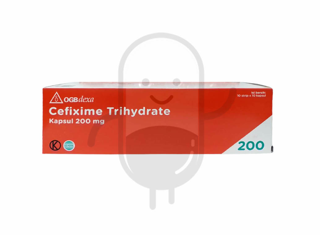 CEFIXIME OGB DEXA MEDICA 200 MG BOX 100 KAPSUL