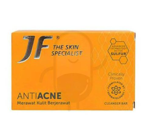 JF SULFUR ANTI ACNE CLEANSER BAR 90 GRAM