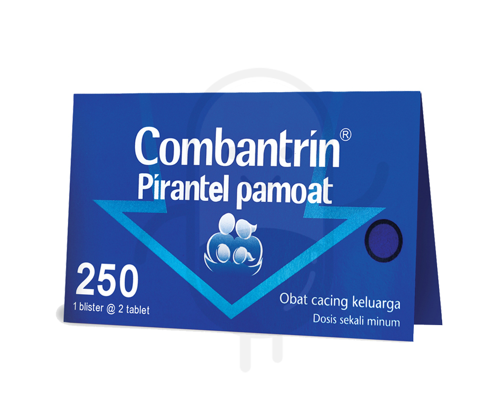 COMBANTRIN 250 MG STRIP 2 TABLET