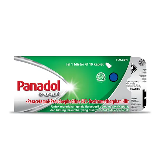 PANADOL COLD & FLU STRIP 10 KAPLET