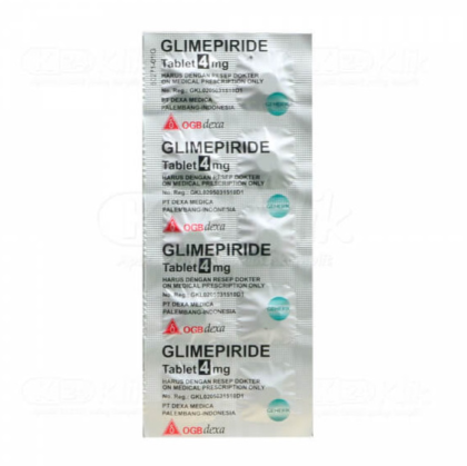 GLIMEPIRIDE OGB DEXA MEDICA 4 MG TABLET