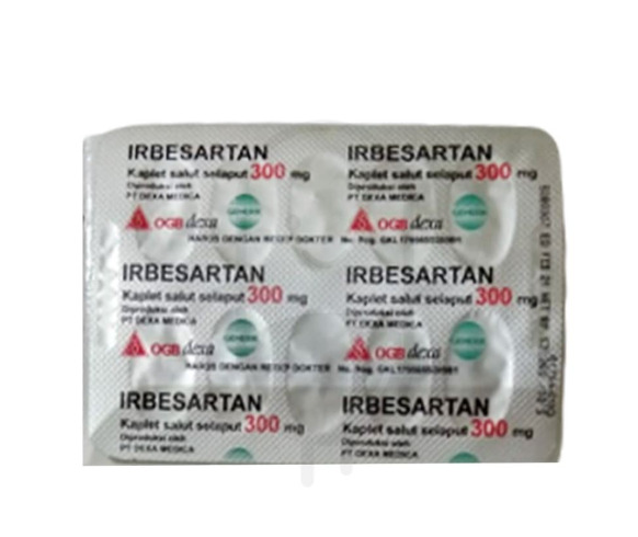 IRBESARTAN OGB DEXA MEDICA 300 MG STRIP 10 KAPLET