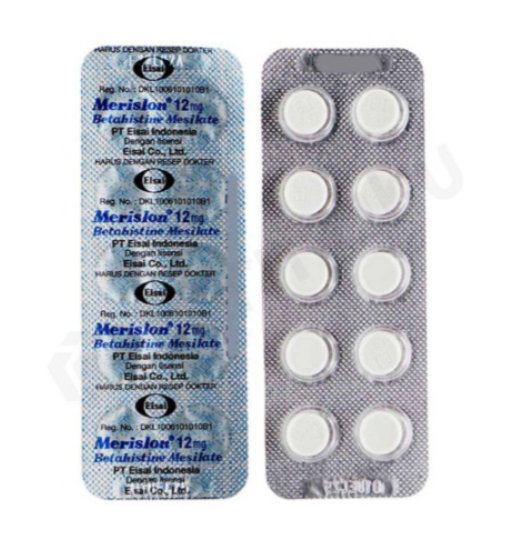 MERISLON 12 MG BLISTER 10 TABLET