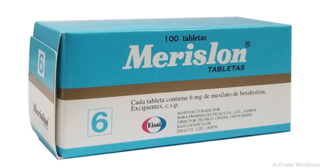 MERISLON 6 MG BOX 100 TABLET