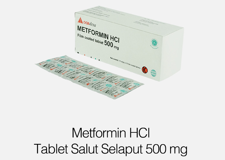 METFORMIN OGB DEXA MEDICA 500 MG BOX 100 TABLET