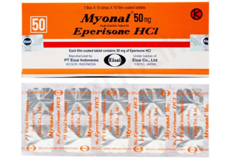 MYONAL 50 MG BOX 100 TABLET