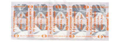 MYONAL 50 MG STRIP 10 TABLET